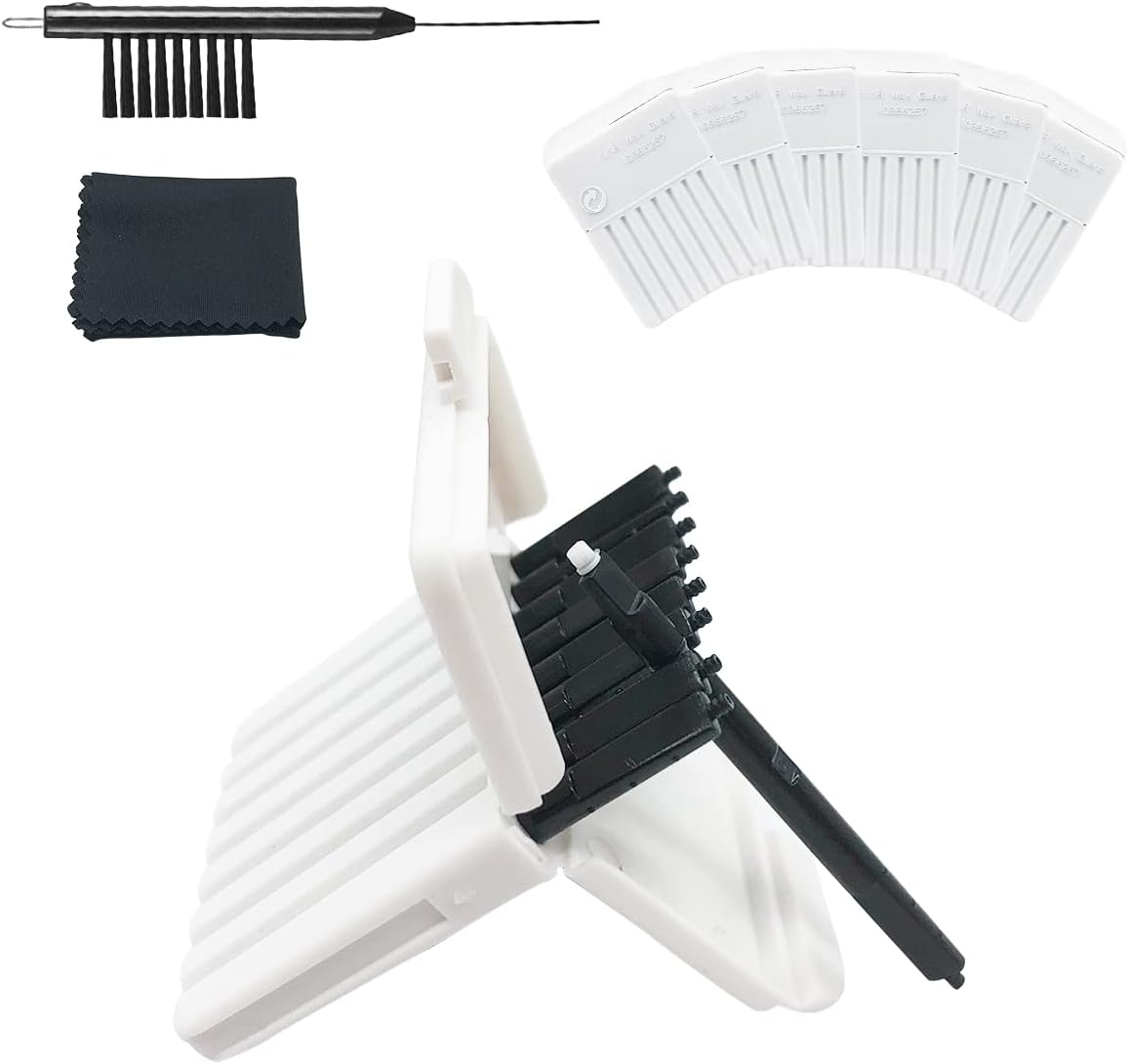 MiniR/miniReceiver Wax Guards Filters for Siemens/Signia Hearing Aids with Cleaning Brush Tools and Carry Case-6packs