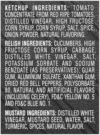 Heinz Tomato Ketchup, Sweet Relish & Yellow Mustard Grill Pack, 3 ct Pack