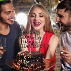 Good Luck Finding Better Friends Than Us Cake Topper, Farewell Cake Decor, Friends Moving Away/Going Away/Birthday/Graduation Party Decorations