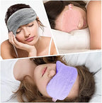 4 Pcs Plush Sleep Masks, Ultra Cute Soft Eye Cover, Blindfold Travel Masks for Kids Men Women(Random Color)