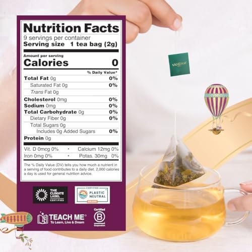 Limited Edition - Mothers Day Gifts for Mom from Son, Daughter | Assorted Tea Gift Set - 9 Tea Variety Pack | Long Leaf Pyramid Tea Bags | Mothers Day Gifts for Mom/Grandmother | VAHDAM
