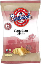 Seabrook Crinkle Cut Canadian Ham 25g x 6 per pack