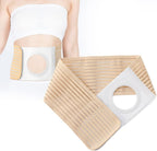 Ostomy Belt, Ostomy Supplies Ostomy Hernia Support Belt for Men/Women, Elastic Abdominal Support Belt Preventing The Stoma Hernia and Reinforce Colostomy Bags - L