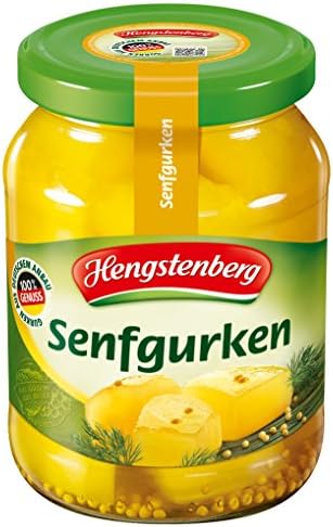 Hengstenberg Senfgurken 330g (Mustard Pickles 11.6oz)