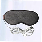 Beaupretty 1pcs USB Heated Steam Eye Mask for Dry Eyes Fatigue Washable Blindfold Cover London Grey for Travel Office and Relaxation