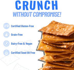 Every Body Eat Snack Pretzel Thins - Gluten Free, Grain Free, Vegan, and Seed Oil Free (4 Ounce (Pack of 2))
