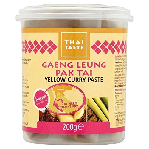 Thai Taste Southern Yellow Curry Paste 200g - Pack of 6