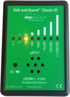 Safe and Sound Classic III Radio Frequency 5G Detector New 2024 Release by Safe Living Technologies Inc