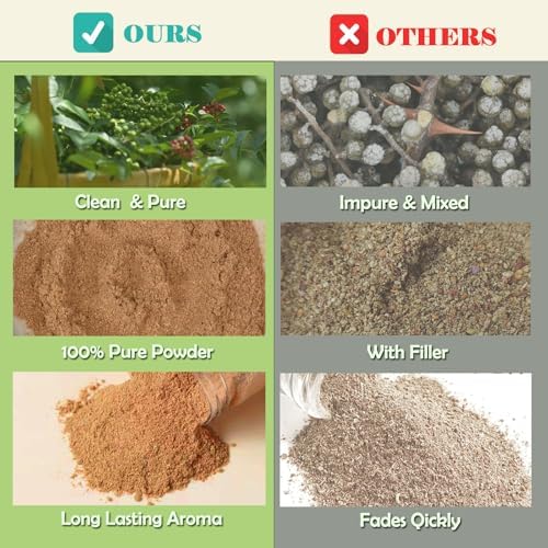 Sichuan Peppercorns Powder Organic 2.6oz/75g - Authentic Red Szechuan Peppercorns, Bold Aroma | Pairs Perfectly Crushed Red Pepper Flakes | Great for Grinder Refill, Stir Fry, Soft Tofu