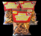 BRIM Pork Cracklin Dippers, Fried Pork Fat with Attached Skin, Chew, 80 Calories (3 Pack)
