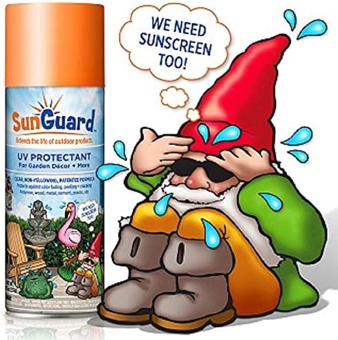 SUNGUARD UV Protectant Spray for Outdoor Decor, Furniture & More (2-Pack) Prevents Fading Peeling and Cracking