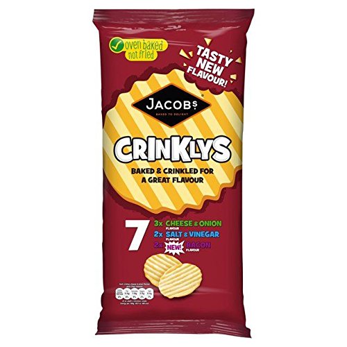 Jacob's Crinkly Variety Pack 25g x 7 per pack