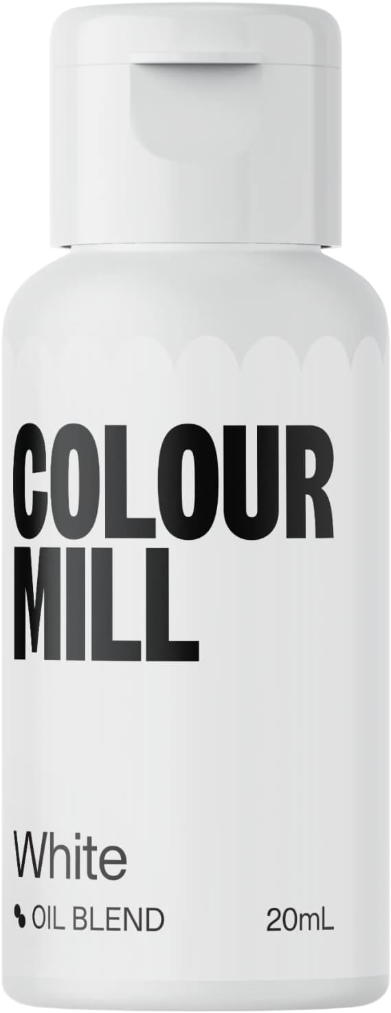 Colour Mill Oil-Based Food Coloring, 20 Milliliters White