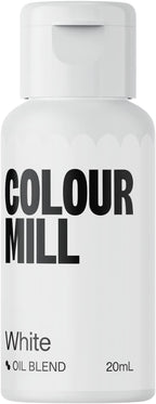 Colour Mill Oil-Based Food Coloring, 20 Milliliters White