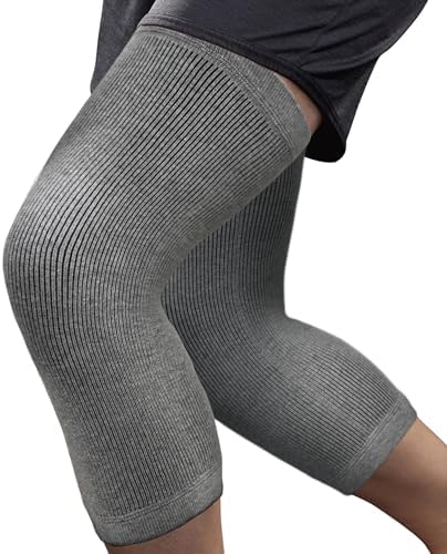 Vital Salveo Soothing Knee Warm Sleeve – Carbon & Germanium Support for Arthritis, Senior Care & 24/7 Joint Comfort (1Pair)