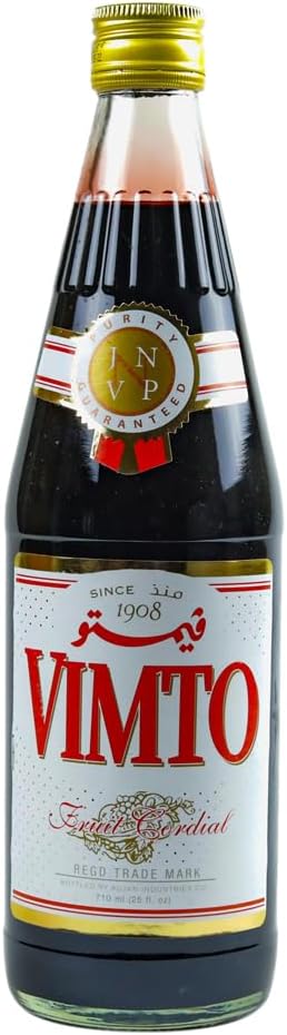 Vimto Fruit Syrup Concentrate-Flavorful Fruit Cordial For Drinks & Tea, 25fl.oz