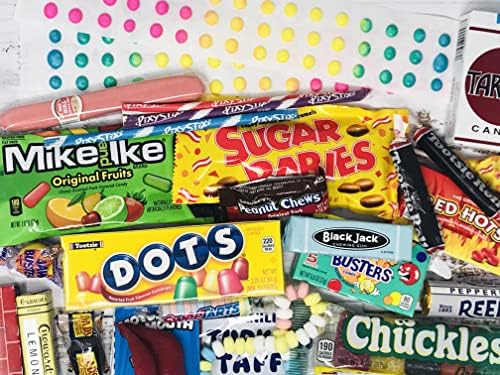 RETRO CANDY YUM ~ 1962 64th Birthday Gift Box Nostalgic Candy Mix from Childhood for 64 Year Old Man or Woman Born in 1962 Jr