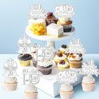 36 PCS 30th Anniversary Cupcake Toppers 30th Pearl Wedding Anniversary Cupcake Picks Double-Sided Printing Cheers to 30 Years We Still Do 30 Years Cake Decoration Anniversary Supplies