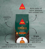 Delta Cafés Lote Superior Whole Bean Coffee 1kg/35.2 oz – Arabica & Robusta Blend, Medium Dark Roast Espresso Beans with Chocolate, Nut & Red Fruit Notes