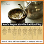 Eastanbul Yerba Mate Tea, 2.8oz, Loose Leaf Tea, Argentina Coarse Yerba, Caffein-Rich AKA Yerbe Maté, Coffee Alternative, Suitable For Beginners, Less Dust, Unsmoked, Vegan, Non GMO