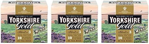 Bundle of 3 - Taylors of Harrogate Yorkshire Gold 80 Tea Bags x 3 Delivers 3-5 Days USA.