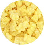 Yellow Gummy Bears Sugared, 1.3 Pound Resealable Bag, Yellow Candy, Lemon Flavored, The Hampton Popcorn & Candy Company
