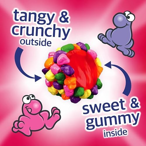 NERDS Gummy Clusters, Candy, Rainbow, Crunchy and Gummy, 18.5 oz