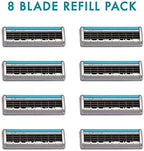 Wilkinson Sword Quattro Titanium Sensitive Razor Blades - Pack of 8 Blades