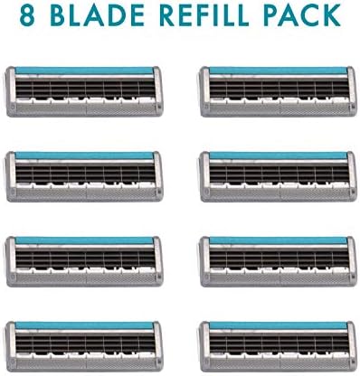 Wilkinson Sword Quattro Titanium Sensitive Razor Blades - Pack of 8 Blades