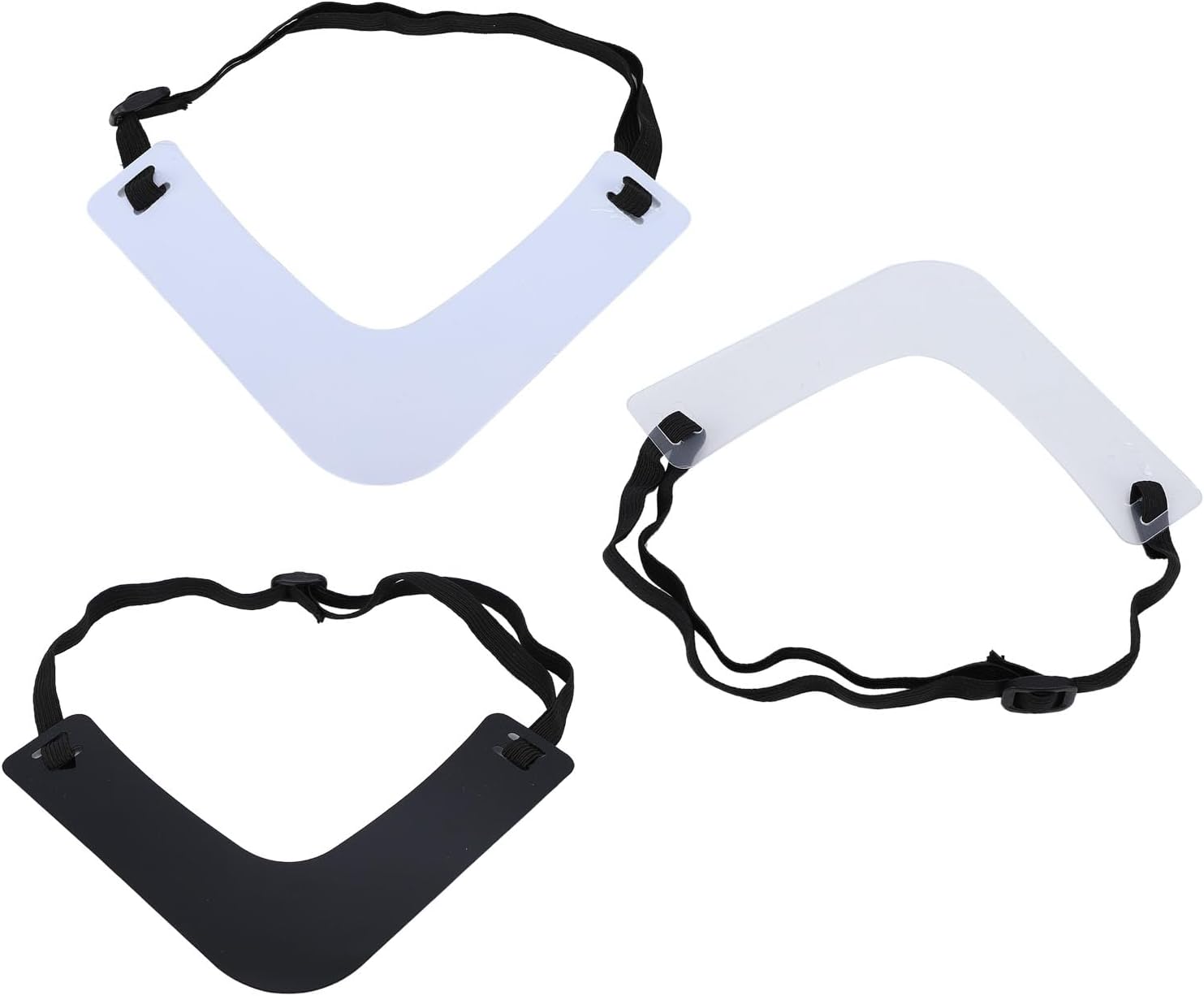 BRRNOO Chin Beard Trimmer Guide, Adjustable Headband Beard Trimming Tool, Flexible Neckline Guide for Precise Shaping, with Elastic Headband for Secure Fit