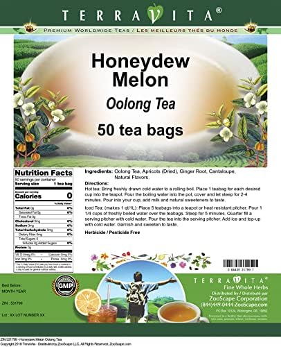 Honeydew Melon Oolong Tea (50 tea bags, ZIN: 531799)
