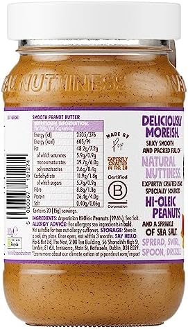 PIP & NUT Smooth Peanut Butter, 300 GR