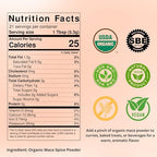 SPICY ORGANIC Ground Mace 5 lbs. - Exquisite Mace Spice Powder for Cooking, Baking, Sauces, Soups, Beverages and Savory Dishes– Certified USDA Organic, Non-GMO and Kosher. Comes in a Resealable Pouch