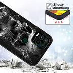 for Moto G Stylus 2021 5G Case, Ultra-Thin Soft Liquid Silicone Case Anti-Slip & Anti-Scratch & Shockproof Protective Cover for Moto G Stylus 2021 5G,Skull