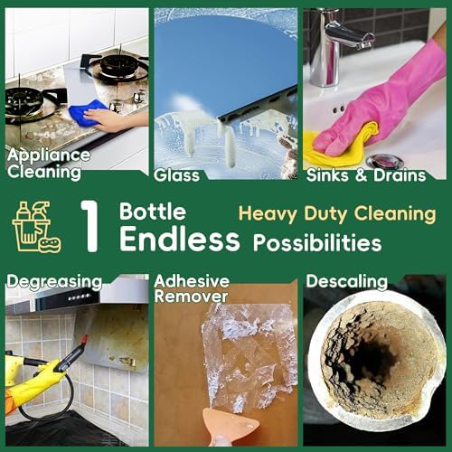 30% Vinegar Concentrated | White Vinegar for Cleaning and Garden | Horticultural, Home, and Outdoor Pure | Max Performance 7X Power | with Instructions (4 Gallon (512 oz))