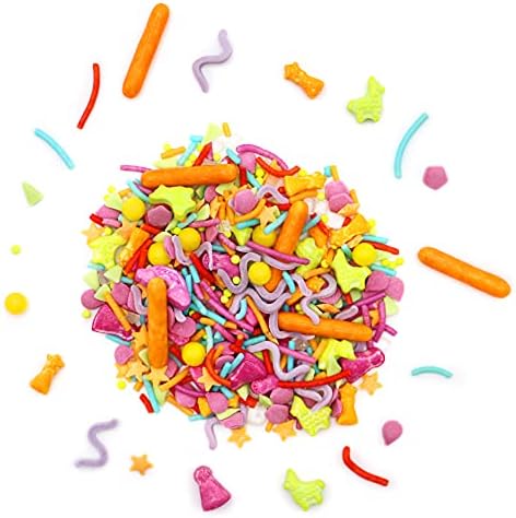 PME Out of the Box Sprinkles Themed Sugar Decorations 60g - Rainbow Mix
