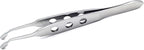 Meibomian Gland Expressor, Stainless Steel Eyelid Massage Professional Face Care Craft Tools for Dry Eyes, High Precision Tweezer Tools - Rectangle Tip