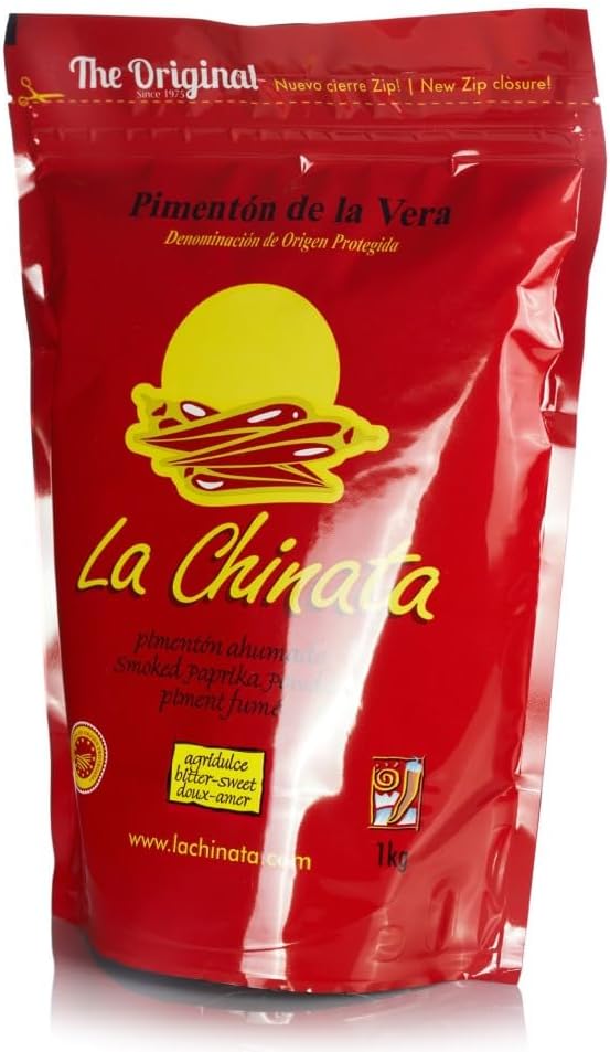 La Chinata. Bittersweet Smoked Paprika Powder. 1kg (2.2lb) zip bag.