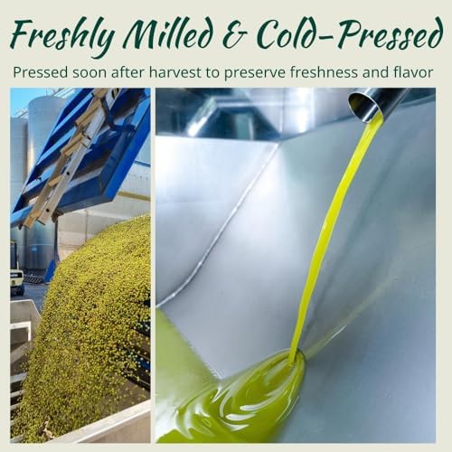 Polyphenol Rich Extra Virgin Olive Oil by San Giuliano, Pure 100% Italian EVOO from Italy, Cold Pressed for Everyday Cooking, Non-GMO Certified, Sustainably Farmed, 3 Liter Tin
