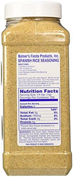 Bolner's Fiesta Extra Fancy Spanish Rice Seasoning, 27 Oz.