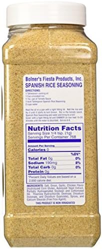 Bolner's Fiesta Extra Fancy Spanish Rice Seasoning, 27 Oz.