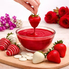 Red Candy Wafer Chocolate Melts - 12 oz Valentine’s Day Candy Melting Wafers for Baking, Decorating, Dipping, Drizzling & Desserts