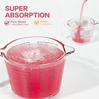 Wenge Urine Super Absorbent, Solidifier - 180 Use Pre Poo gel for Toilet, Porta Potty Chemicals, Eco Absorbent Liquid Waste Gelling and Deodorizing Powder (Pink Rose Scent)