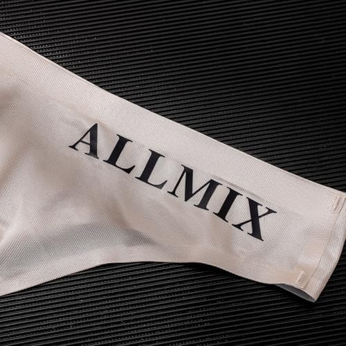 Men's Brief Underwear Ice Silk See Through Sexy Underpants Sports Letter Thong Underwear Seamless Thong Bikini