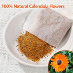Premium 50 Calendula Flower Tea Bags, Made with 100% Natural Calendula Flowers，For Skin Health & Support Wellness, No Additives & Caffeine Free.