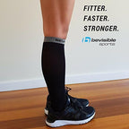 BeVisible Sports Ultimate Compression Socks 20-30mmHg For Men & Women 1 Pair