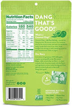 Dang Toasted Coconut Chips Original, Vegan, Gluten Free, Non GMO, Healthy Snacks, Made with Whole Foods, 50% Less Sugar, Resealable Individual Bags, 3.17 oz