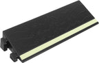 Glow-in-The-Dark Vacuum Climbing Pad and Threshold Ramp 30x4 Inch Plastic Door Ramp for Indoor Steps Wheelchair Curb for Home Use Non-Slip Nighttime Safety Aid