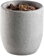 Hukka Saunatroikka Sauna Fountain and Essence Diffuser, 3 Pillars, Medium, for Home Sauna Accessories, Stone
