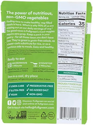 Fullgreen Riced Broccoli & Cauliflower, 7.05 OZ